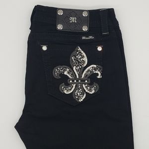 Black signature boot miss me jeans